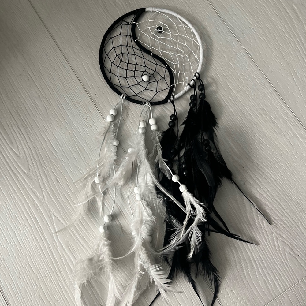 ying yang dream catcher